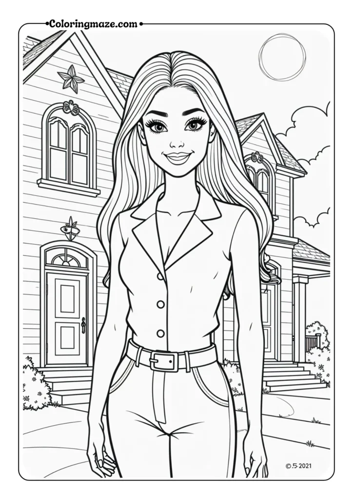 Barbie Movie Scene
Barbie Coloring Pages