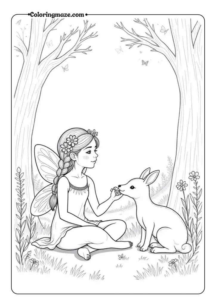Fairy sitting