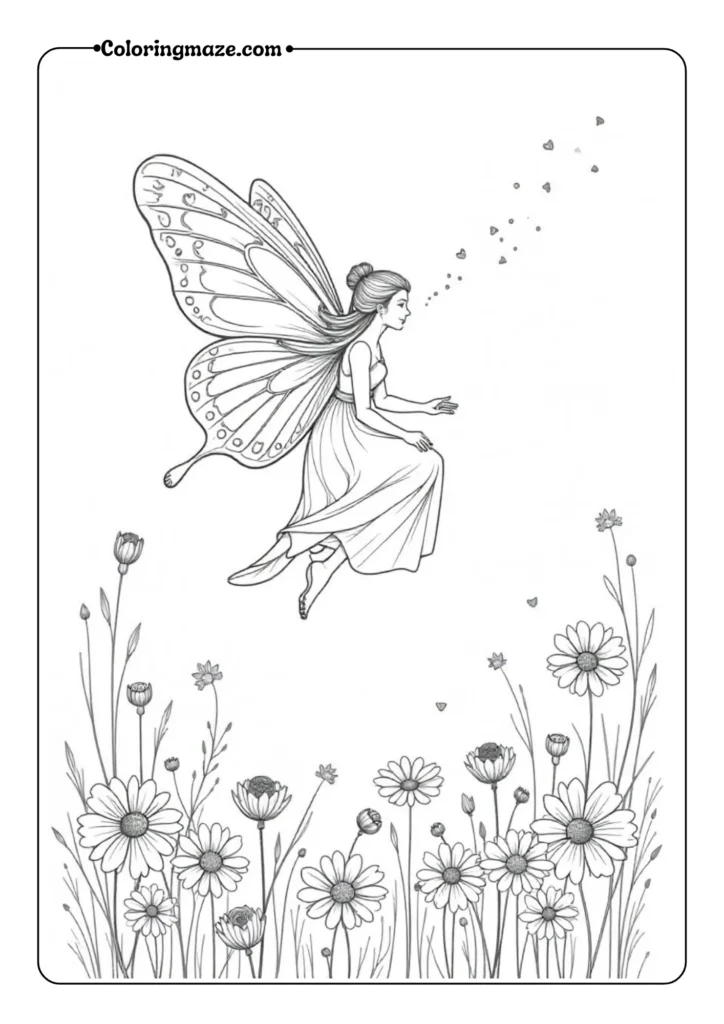 Fairy sittingFairy riding