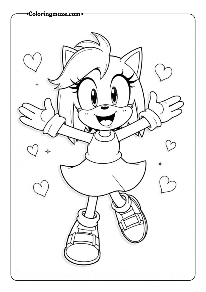 Happy Cheerful Pose