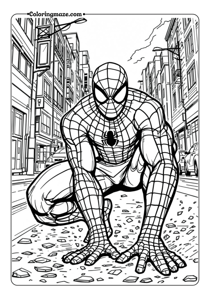 Heroic Landing Pose