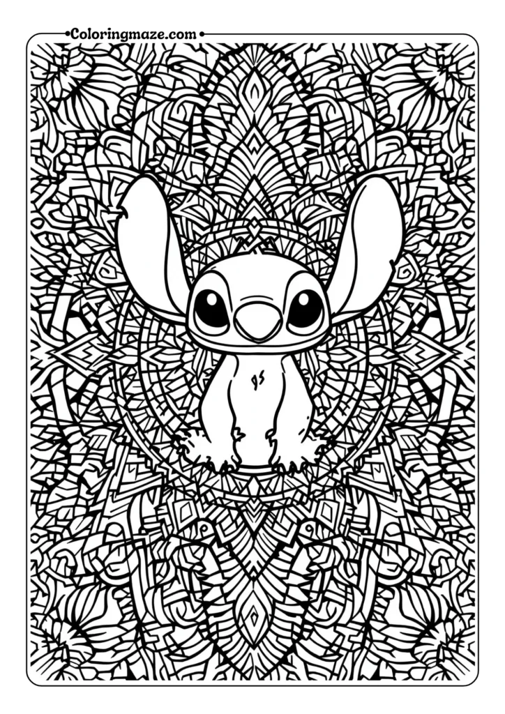 Mandala-Style Stitch Pattern