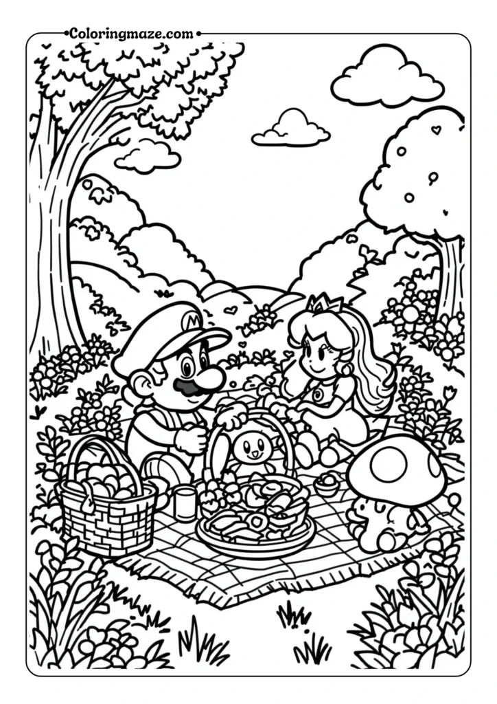 Mario Family Picnic