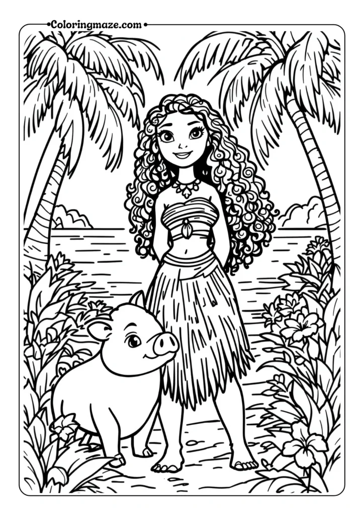 Moana and the Heart of Te Fiti