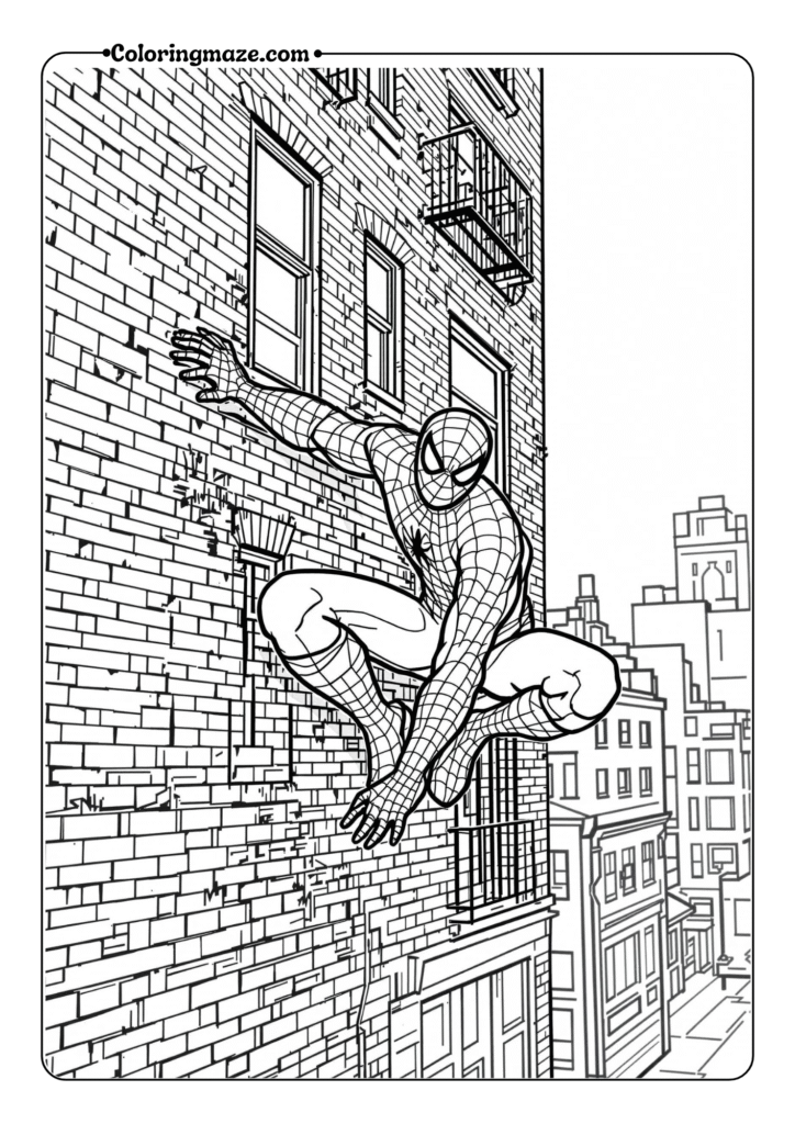Spiderman Coloring pages