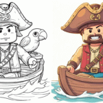Steve as a Pirate Captain